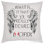 What is It That You Really Desire? Lucifer Oreiller Pillow - B07SPPD6TV